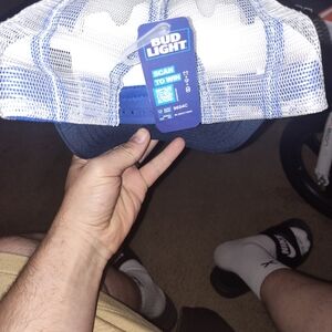 Bud light trucker hat
